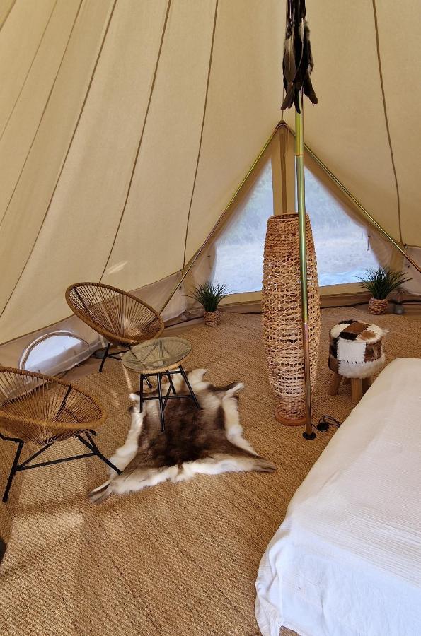 Tente Lodge Type Tipi A 1H De Nice Voie Lactee Bezaudun-les-Alpes 외부 사진